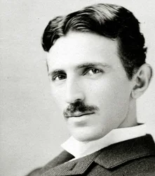 Portrait de Nikola Tesla, 1890